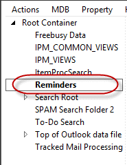 outlook 2016 reminders not popping up